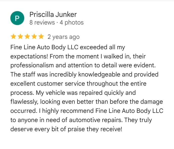 Google Review from Priscilla Junker