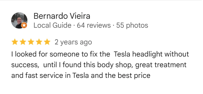 Google Review from Bernardo Vieira