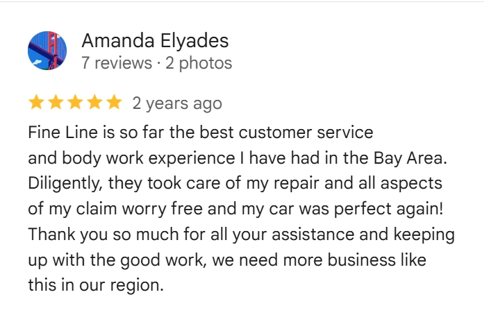 Google Review from Amanda Elyades