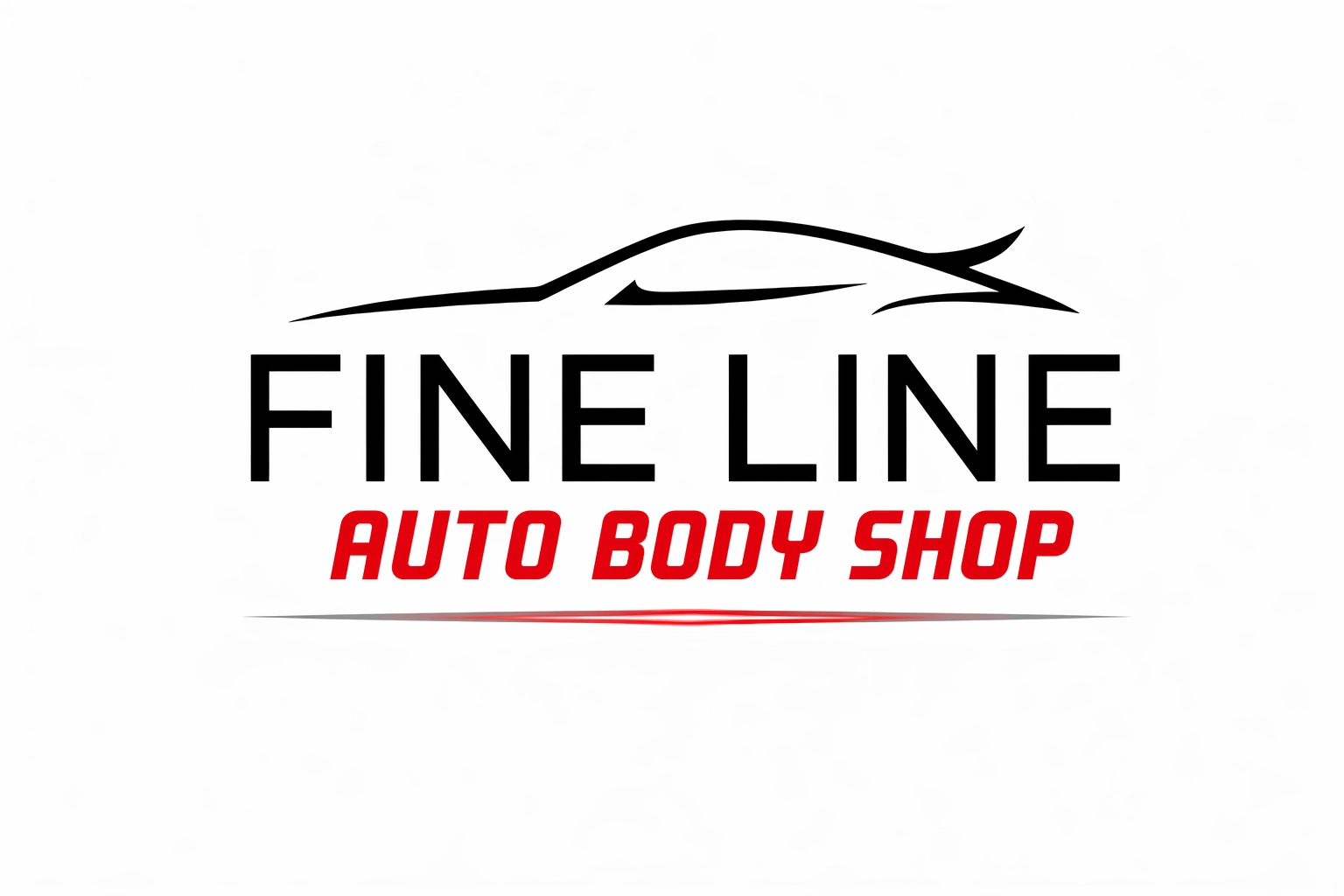 Fine Line Auto Body Shop Logo