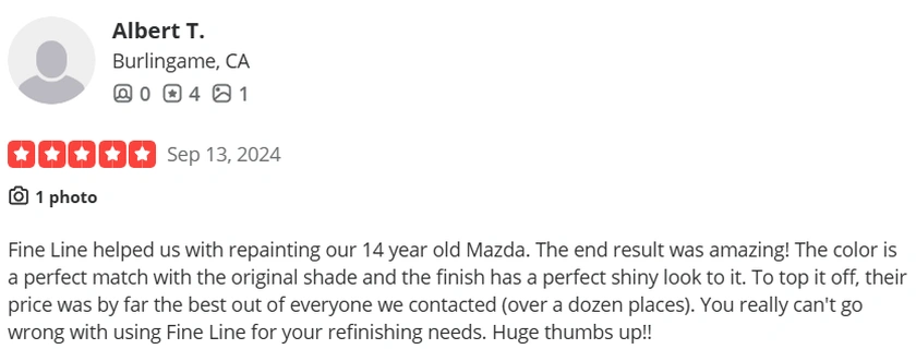 Yelp Review from Albert T.