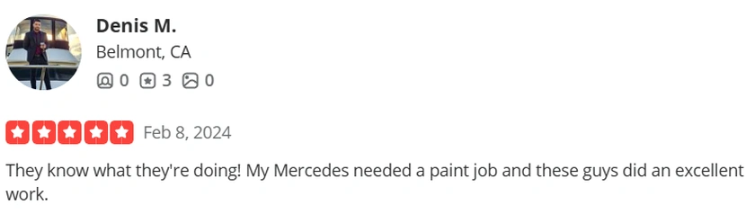 Yelp Review from Denis M.